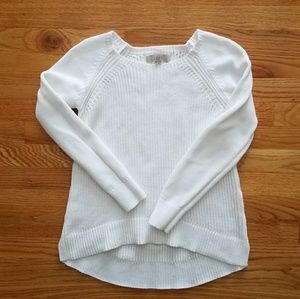 Loft white sweater